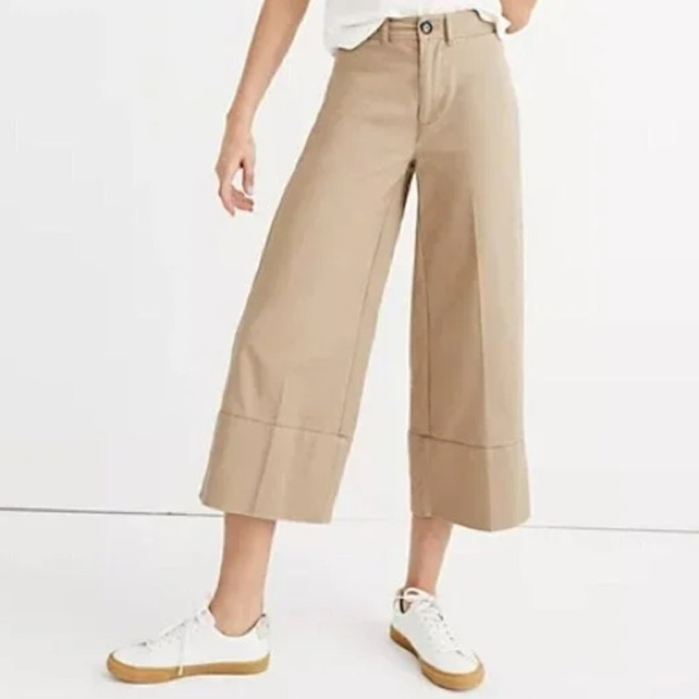 Madewell Langford Wide-Leg Crop Pants : 29